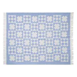 &Klevering - Damalı Patch Yorgan | Mavi