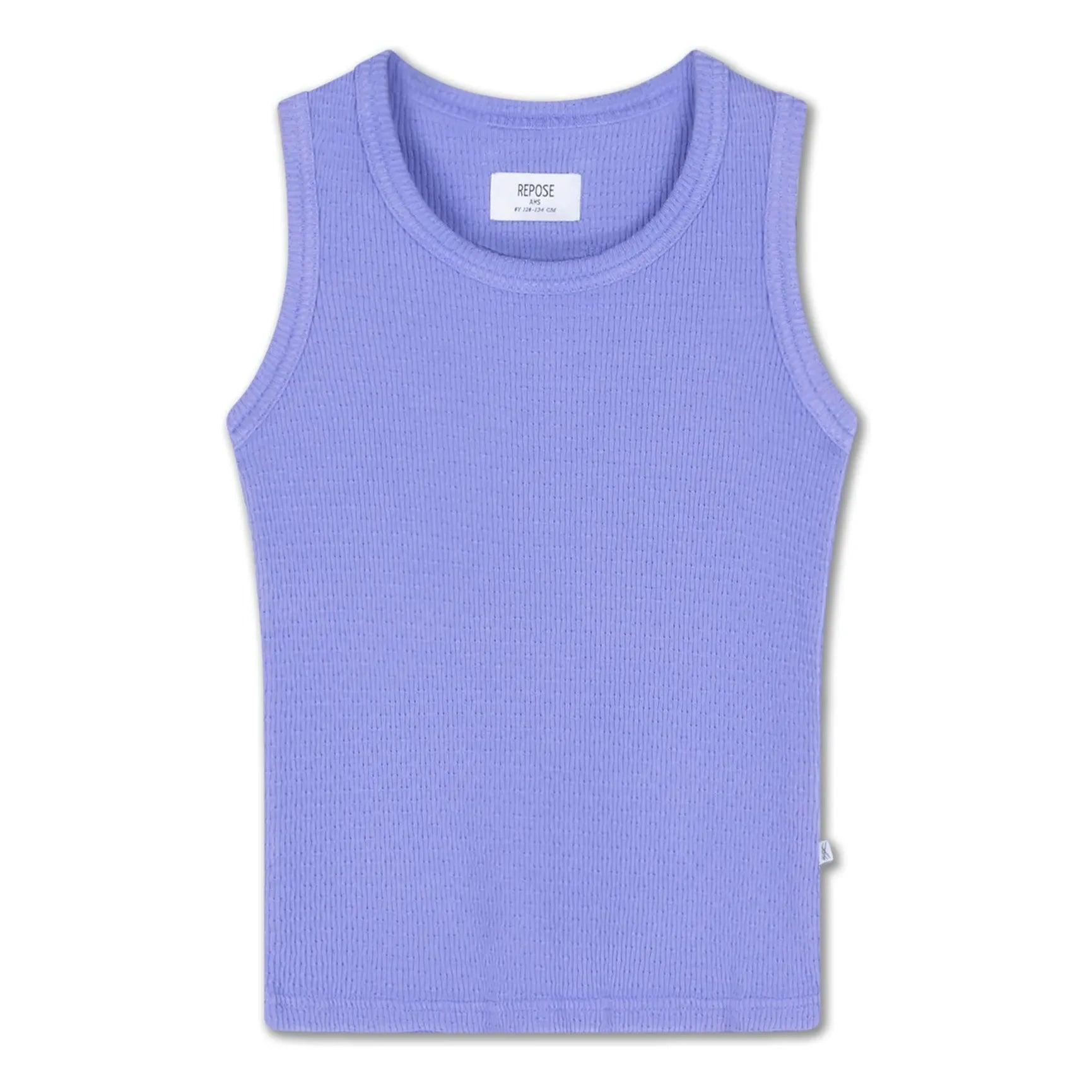 Repose AMS - Geripptes Tanktop Bio-Baumwolle | Lila