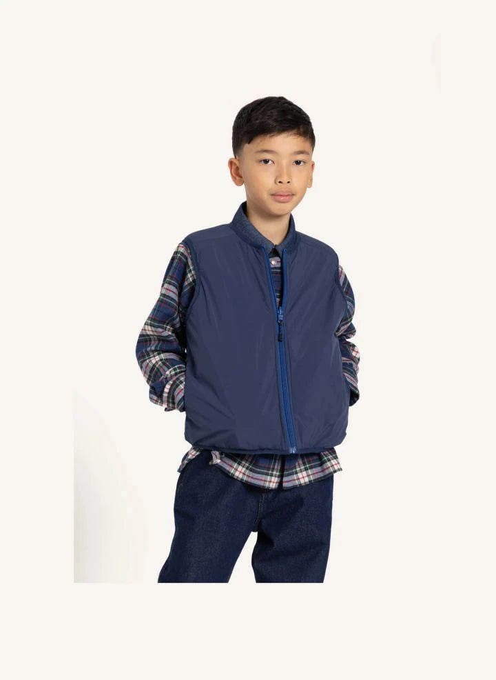 Finger in the nose - Peasy Sherpa ärmellose Jacke | Königsblau