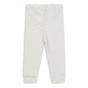 Konges Sløjd - Gestreifte Bio-Baumwoll-Leggings | Beige