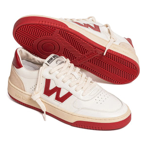Bob Wolf - Legacy Leder- und Wildleder-Sneaker | Rot