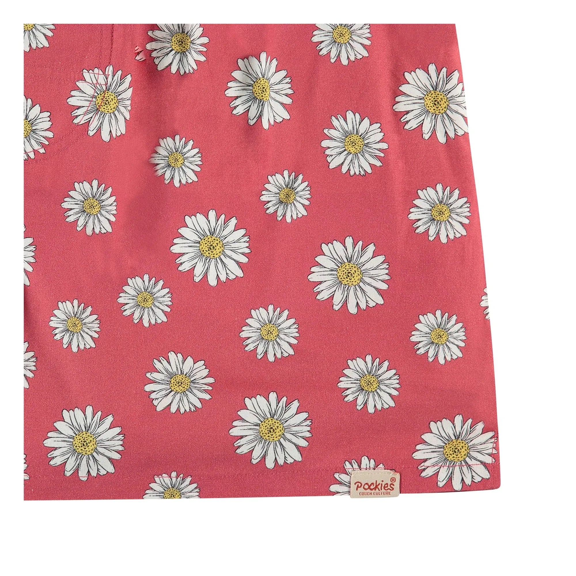 Pockies - Boxershorts mit roten Blumen | Rot