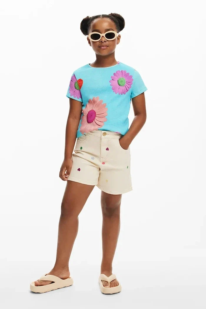 Desigual Çocuk Kot Kısa Pantolon