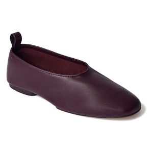 Soeur - Ballerina-Slipper Leder | Weinrot