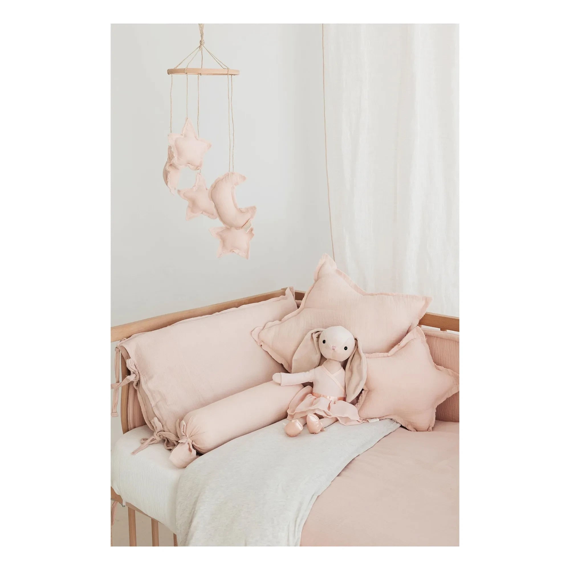 Babyshower - Etoile Kissen | Hellrosa