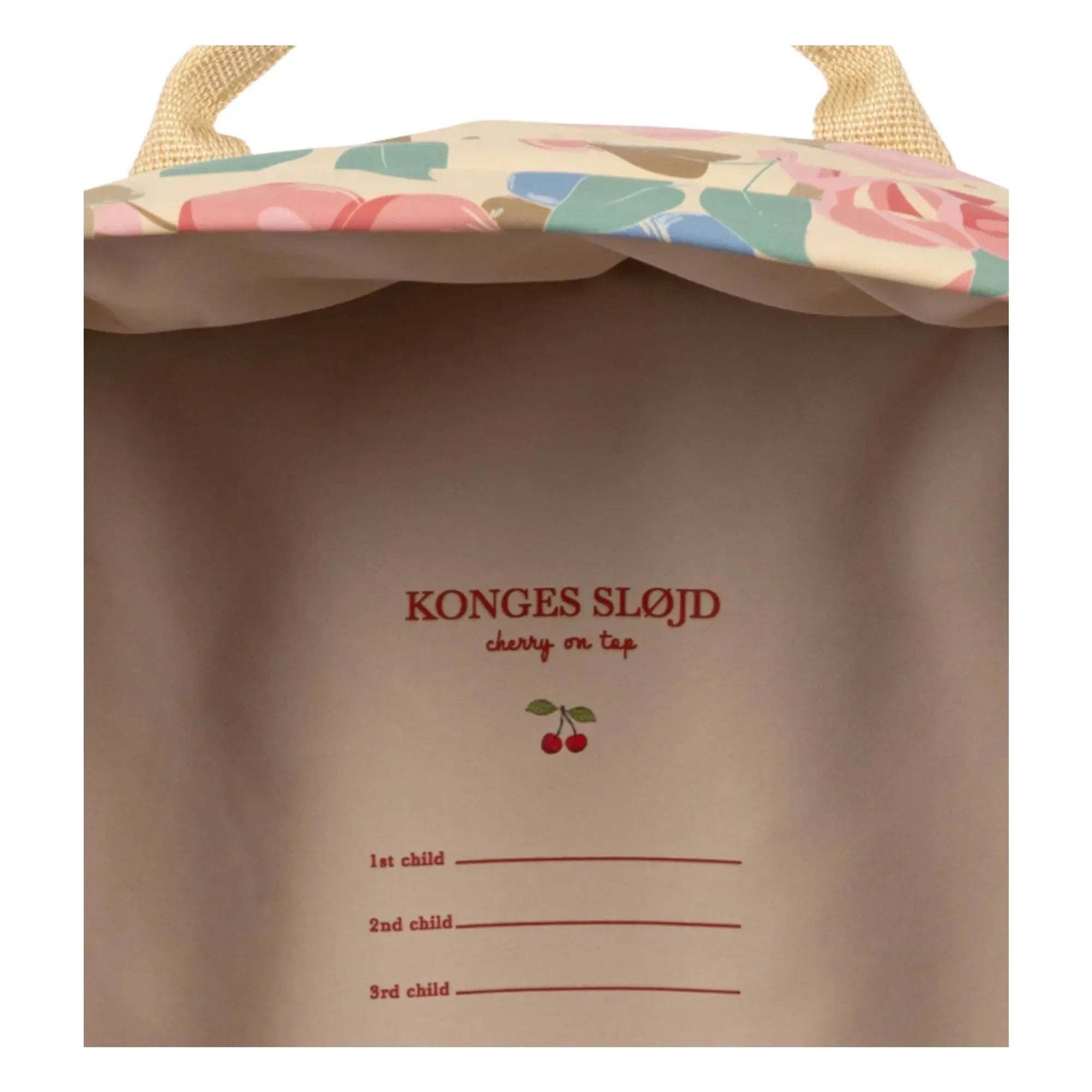 Konges Sløjd - Rainy Fleuri Rucksack | Beige