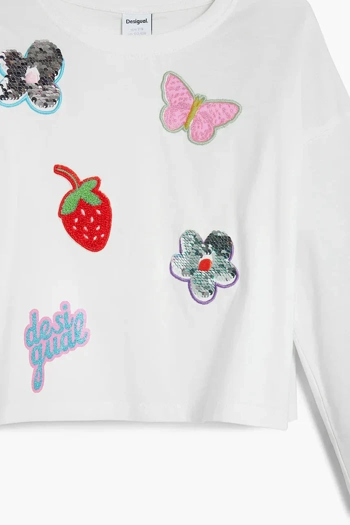 Desigual Uzun Kollu Çocuk Bluzu