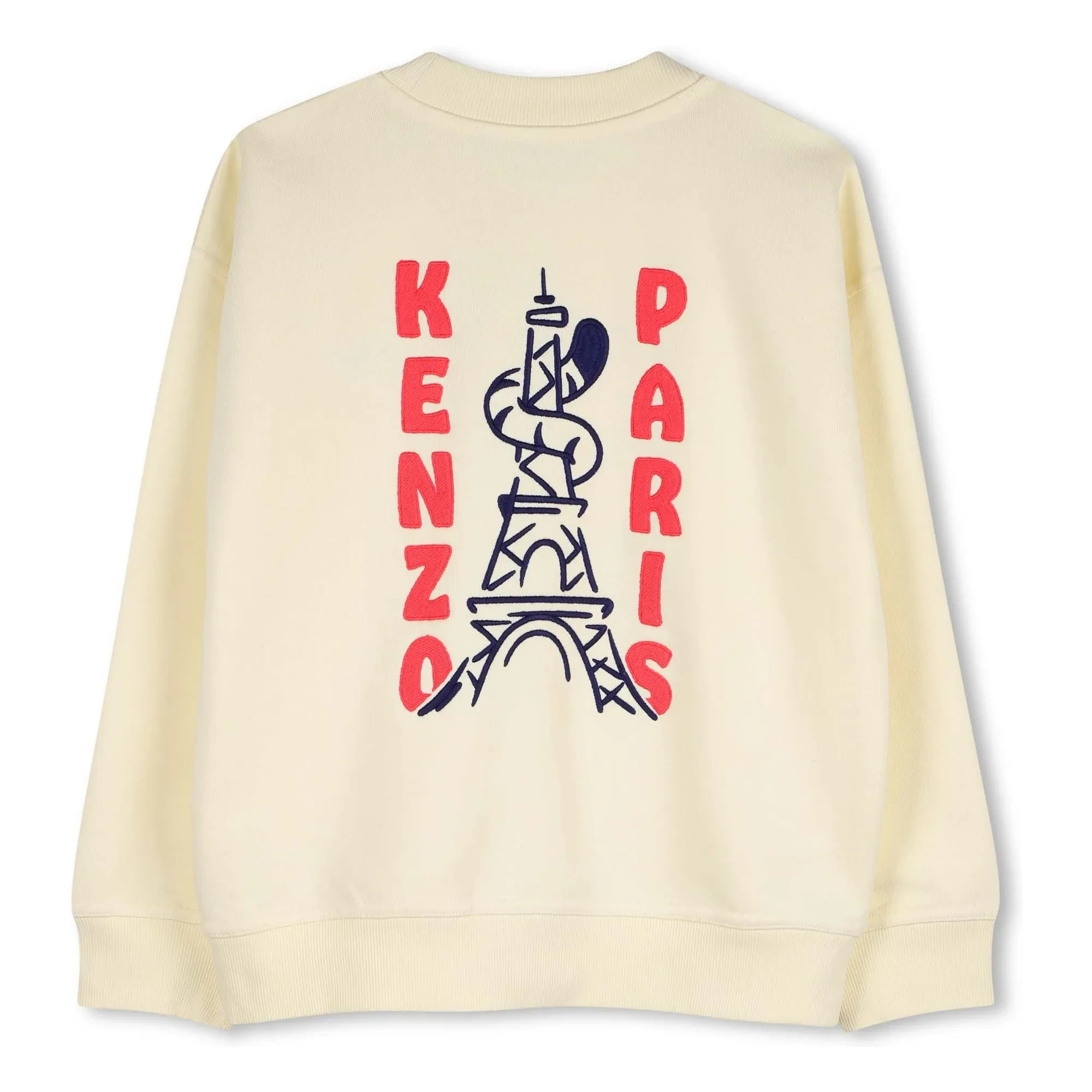 Kenzo - Molton Sweat Kenzo Garden Paris | Blassgelb