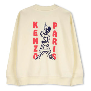 Kenzo - Molton Sweat Kenzo Garden Paris | Blassgelb