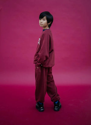 Repose AMS - Organik Pamuklu Jogger | Bordo