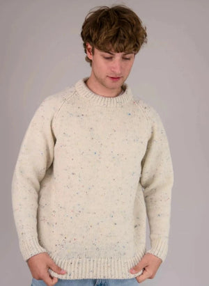 Origin Knitwear - Raglan Dicke Wollpullover | Ecru