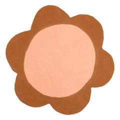 Muskhane - Rosa | Daisy Filzteppich