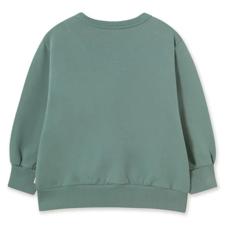 Tinycottons – Hunde-Sweatshirt aus Bio-Baumwolle | Green Water