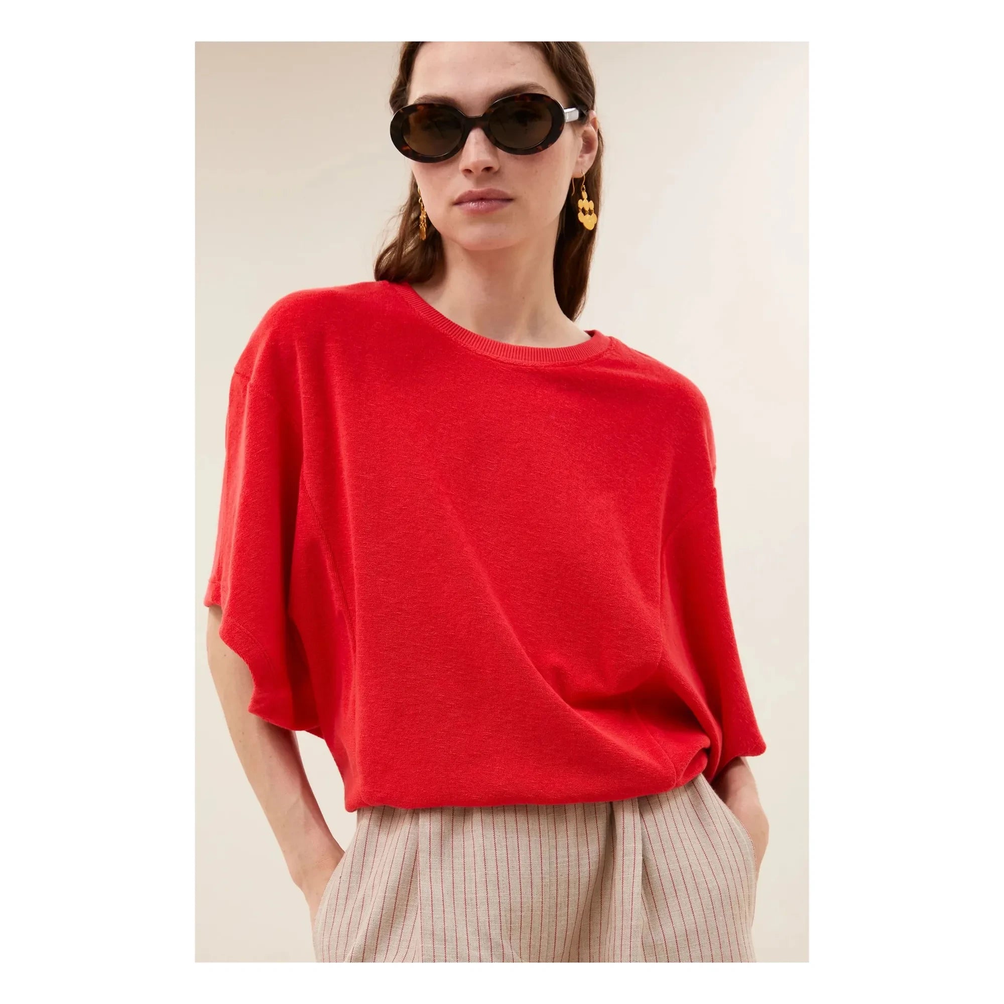 By Bar - Nuki T-Shirt | Rot