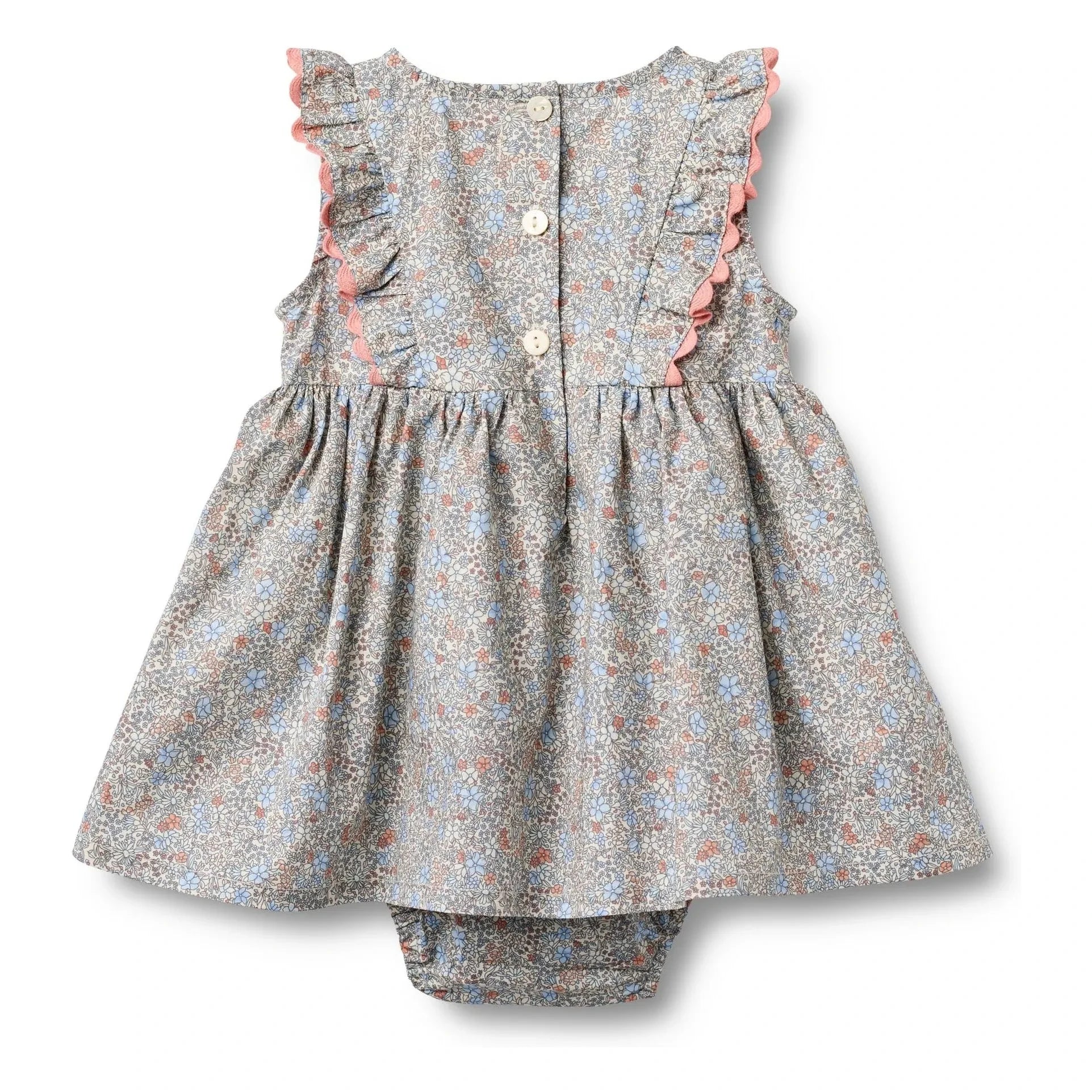 Wheat - Bedrucktes Paspelkleid Safia | Hellblau