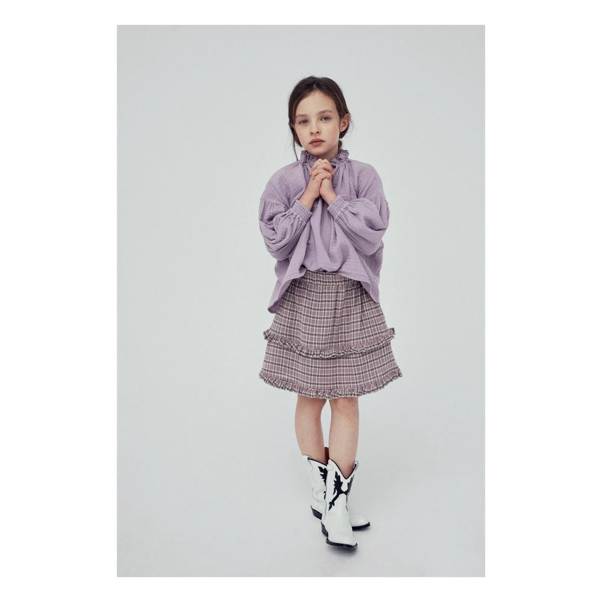 the new society - Bella Bio-Baumwollrock | Lavendel