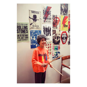 Piupiuchick - Music Sweat Bio-Baumwolle | Neon Orange