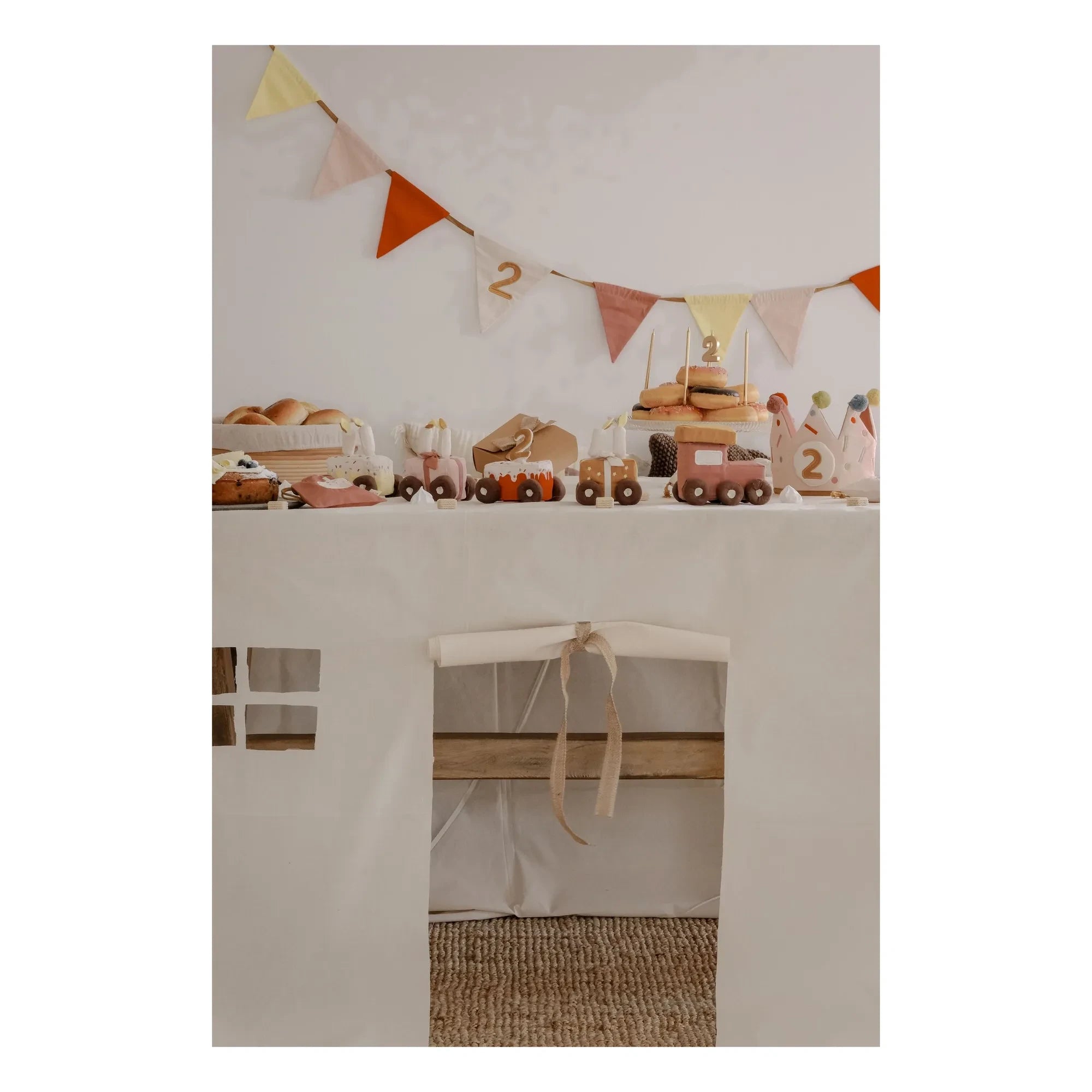 Fabelab - Geburtstagsgirlande | Rosa