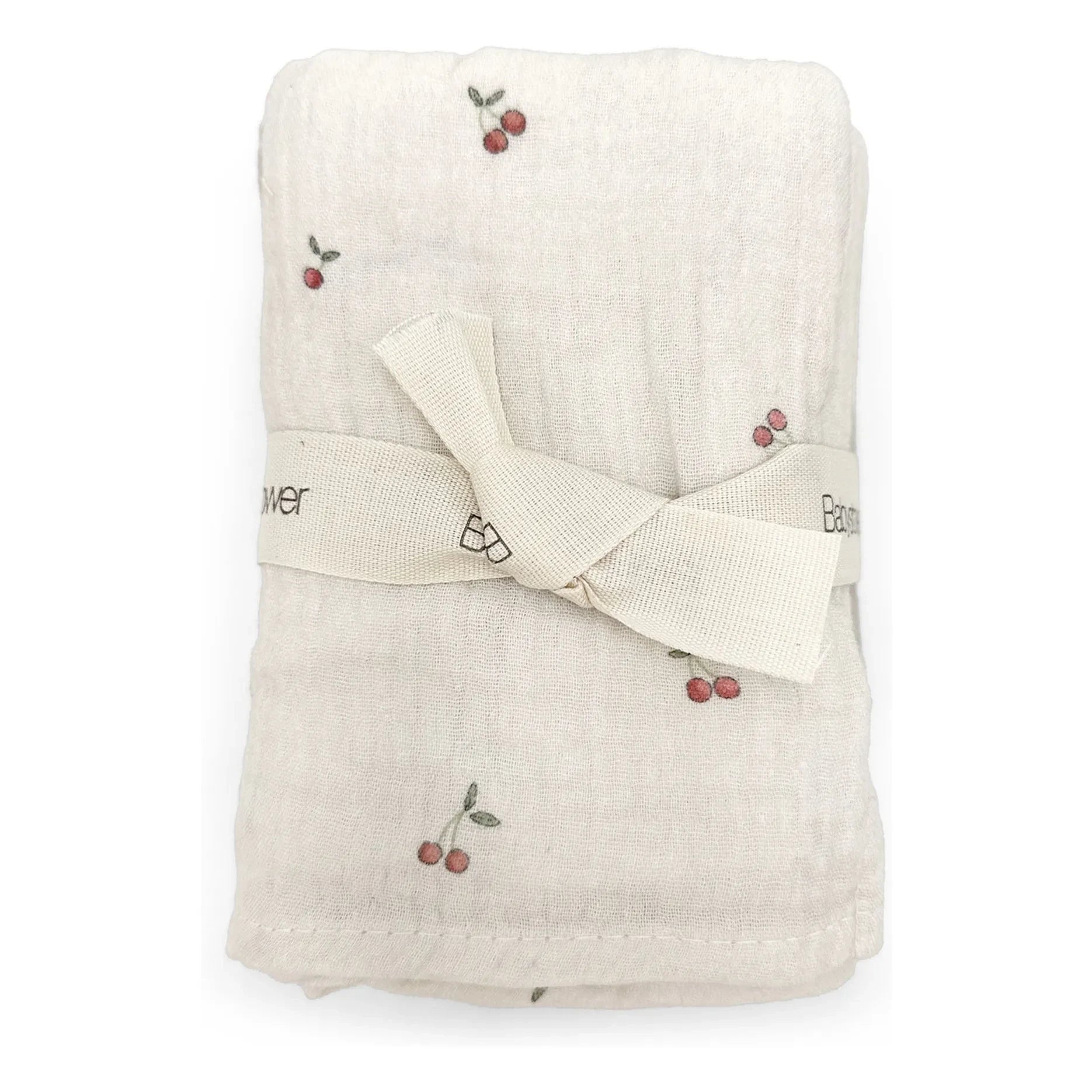 Babyparty – Kirschen Windeln – 3er-Set | Ecru