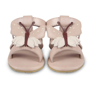 Donsje - Tuti Sky Schmetterling Ledersandalen | Hellrosa