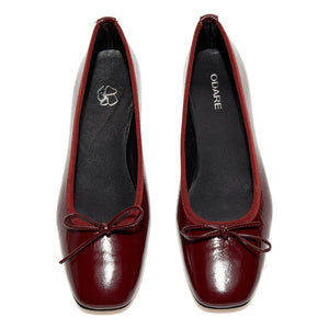Odare - Perla Venice Ballerinas | Dunkelrot