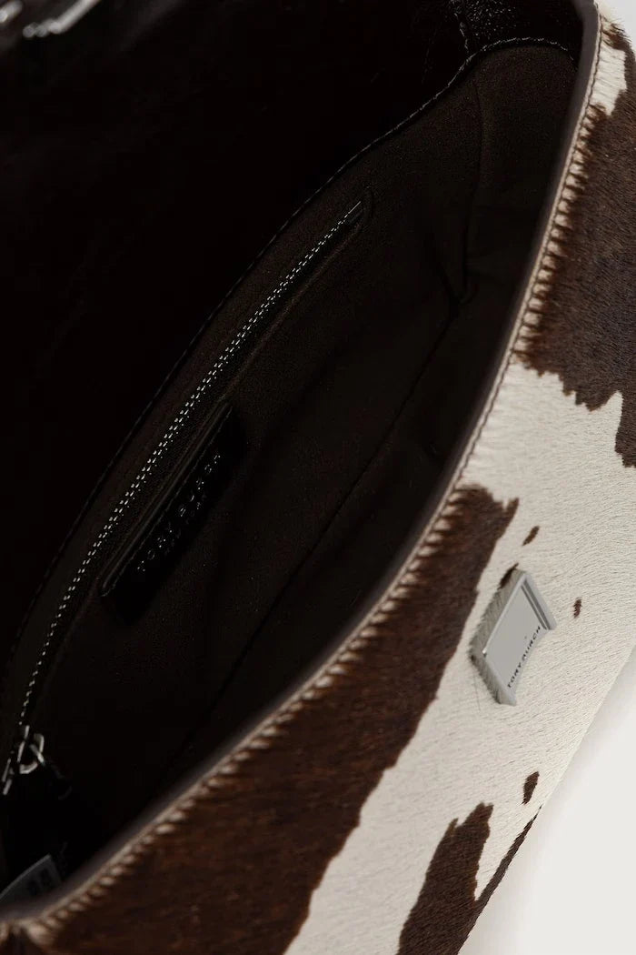 Tory Burch Charlie kadın deri crossbody çanta