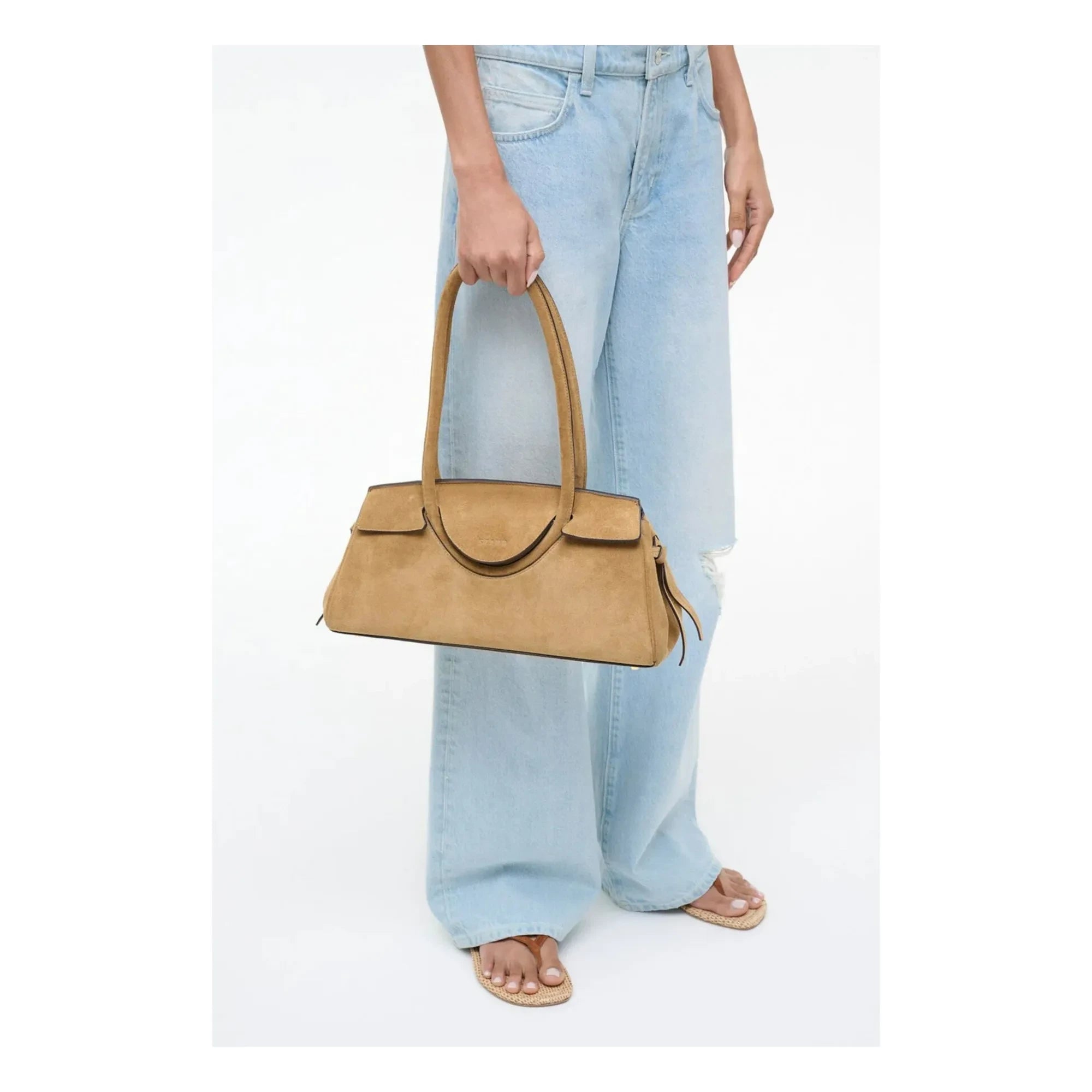 Staud - Maude Lederhandtasche | Haselnussbraun