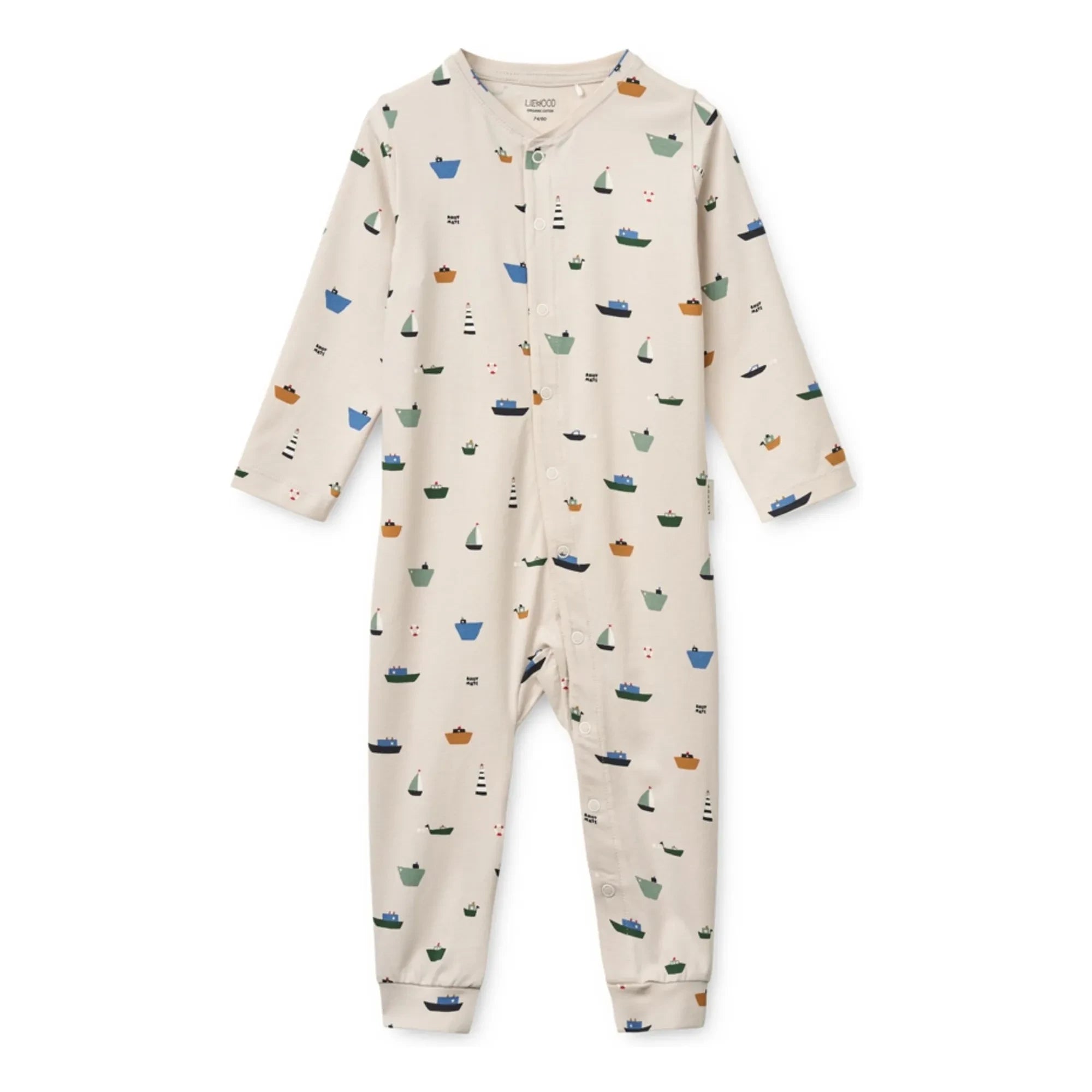 Liewood - Pyjama Birk Bateaux Bio-Baumwolle | Beige