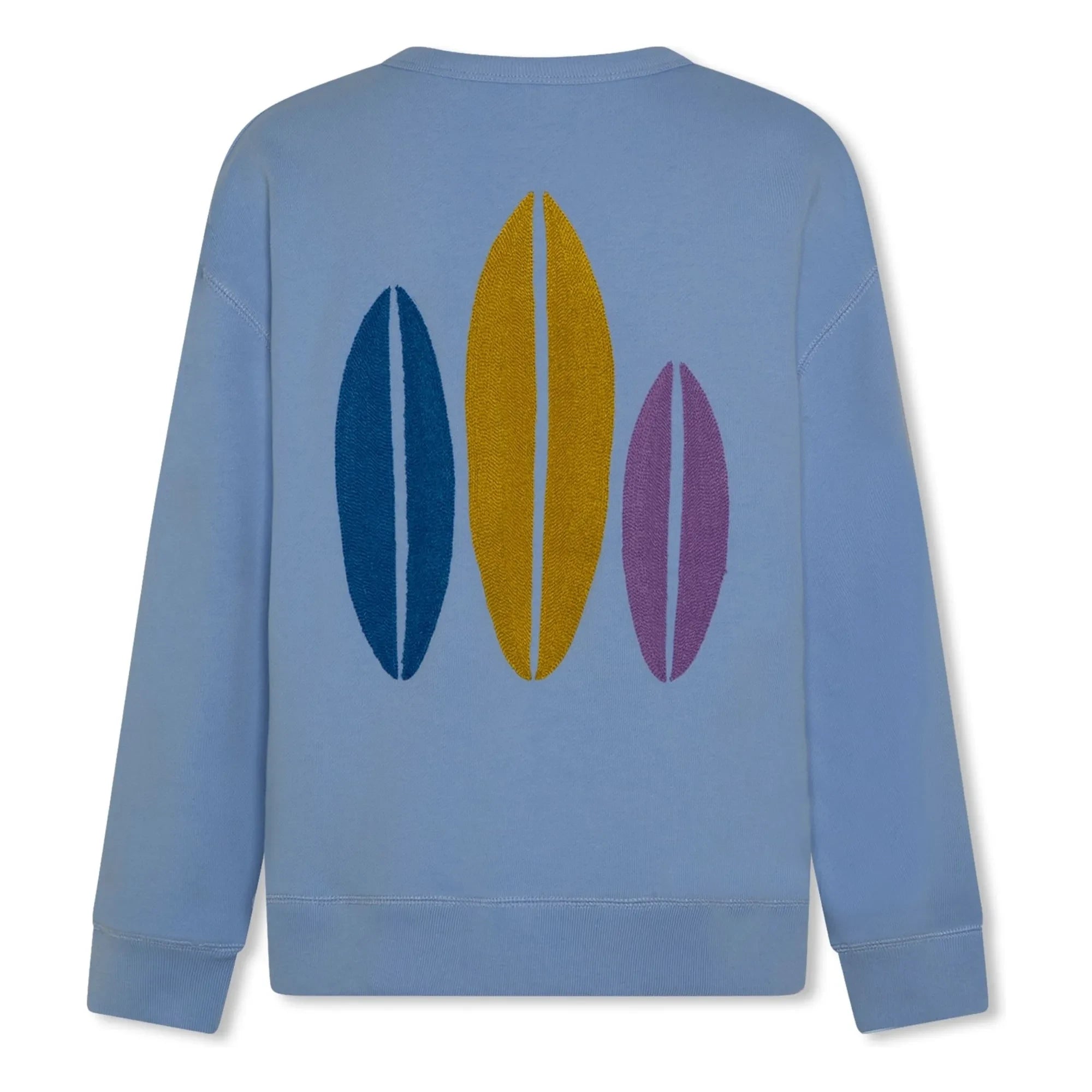 AO76 - Oscar Sweatshirt aus recycelter Baumwolle | Hellblau