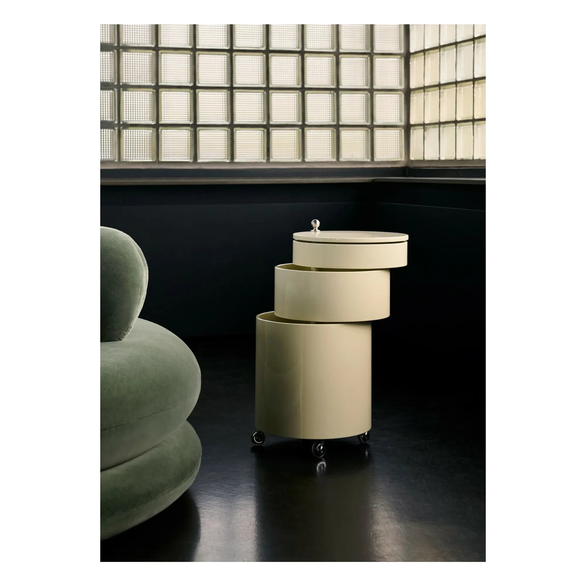 Verpan - Barboy mobile Aufbewahrungseinheit - Glossy Series | Creme