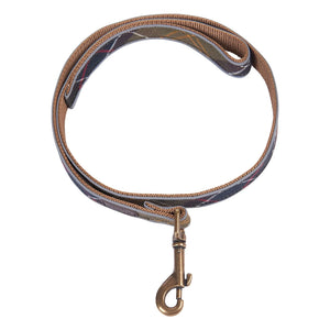 Barbour - Tartan Reflektierendes Hundehalsband | Taupe Braun