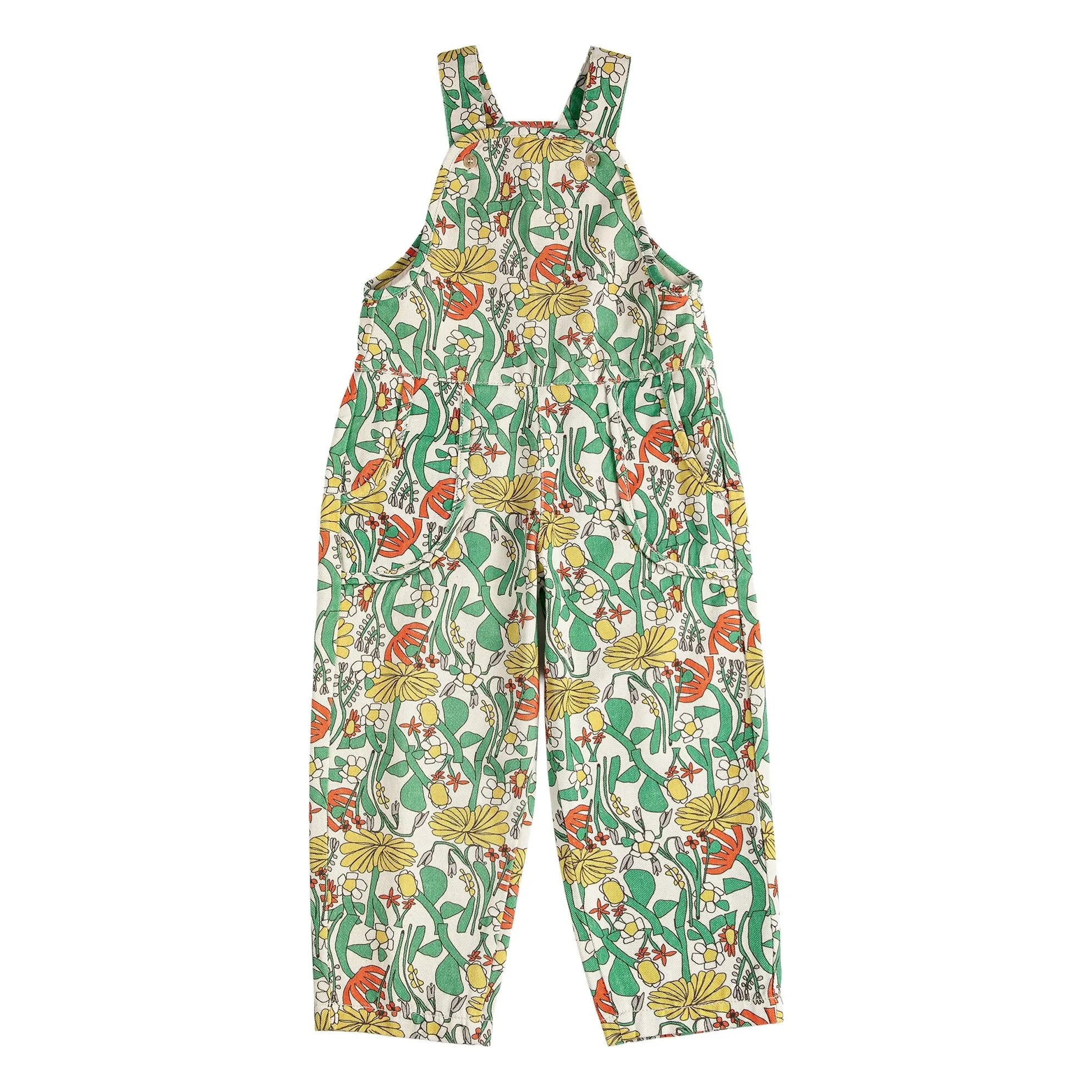 Bobo Choses – Strampler aus Bio-Baumwolle mit Blumenmuster | Weiß