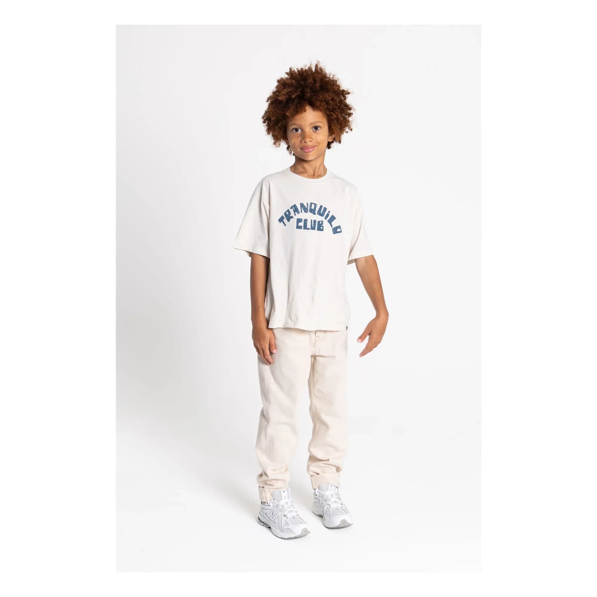 Hundred Pieces - Finn T-Shirt aus Bio-Baumwolle | Beige