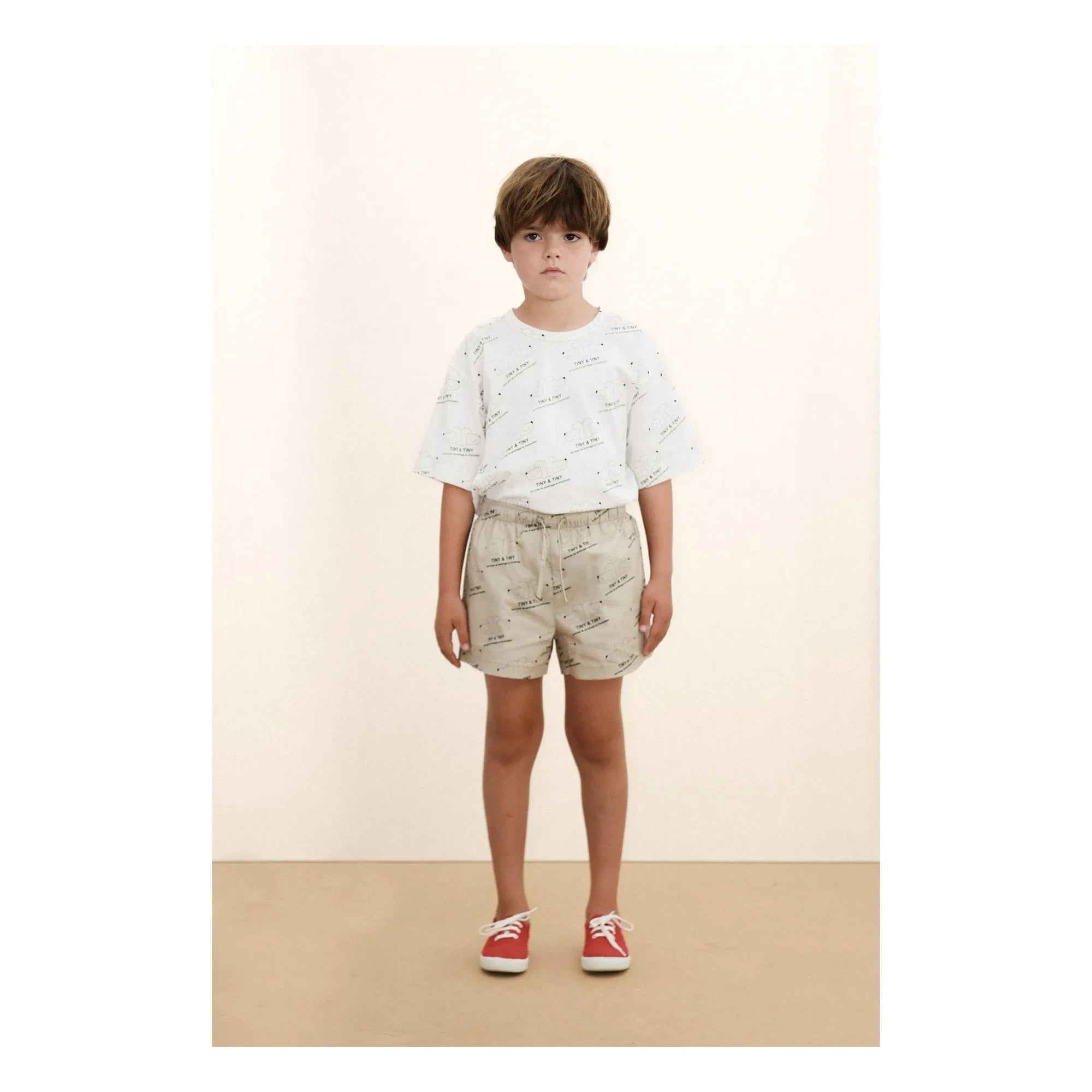 Tinycottons - Tiny & Tiny Twill şort | Bej