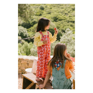 Favorite People – Napoli Overall mit Blumenmuster | Rot
