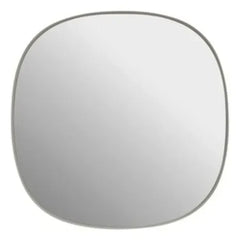 Muuto - Gerahmter Wandspiegel 40x40 cm | Hellgrau