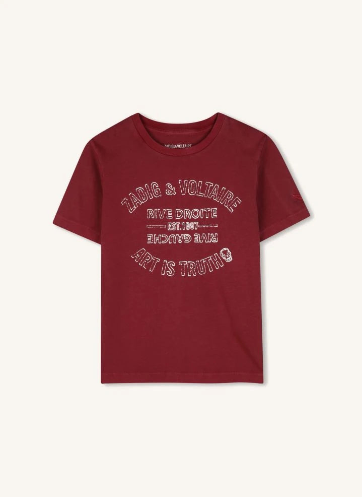 Zadig & Voltaire - Voltaire Paris T-Shirt aus Bio-Baumwolle | Weiß