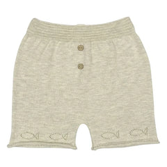 Bayiri - Little Fish Bio-Baumwoll-Shorts | Grau