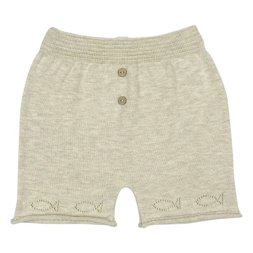 Bayiri - Little Fish Bio-Baumwoll-Shorts | Grau