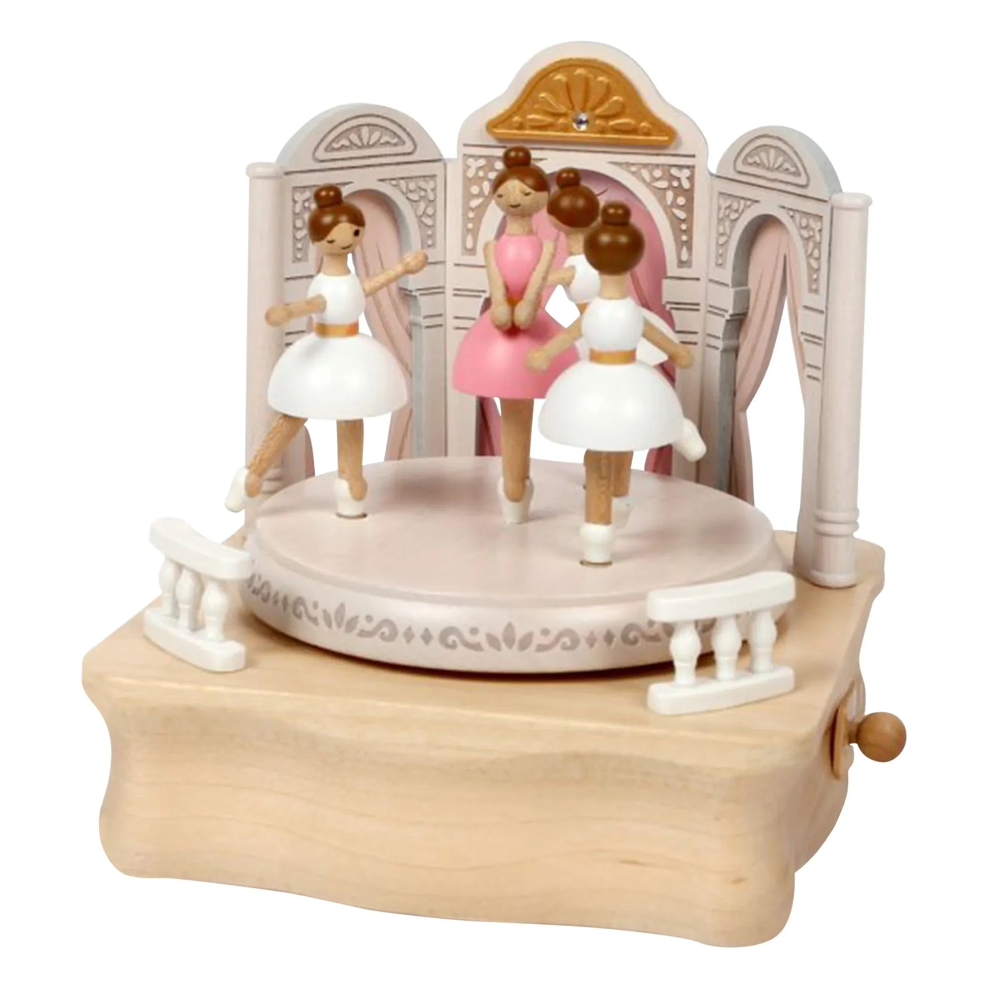Wooderful Life – Spieluhr mit Ballerina-Motiv aus Holz