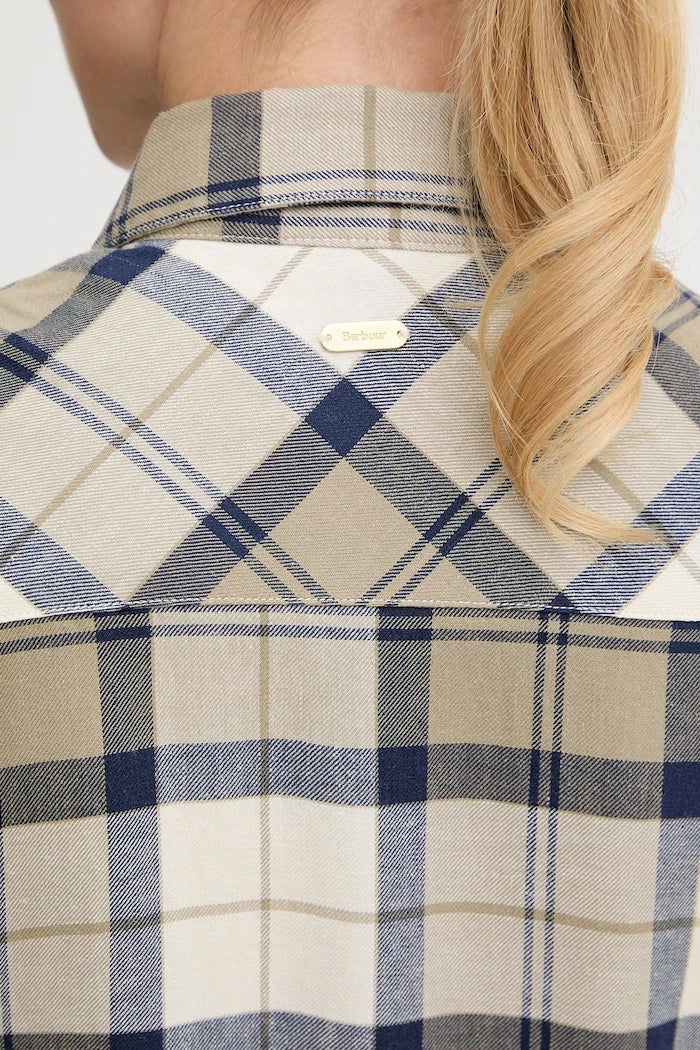 Barbour Keten Elbise Fern