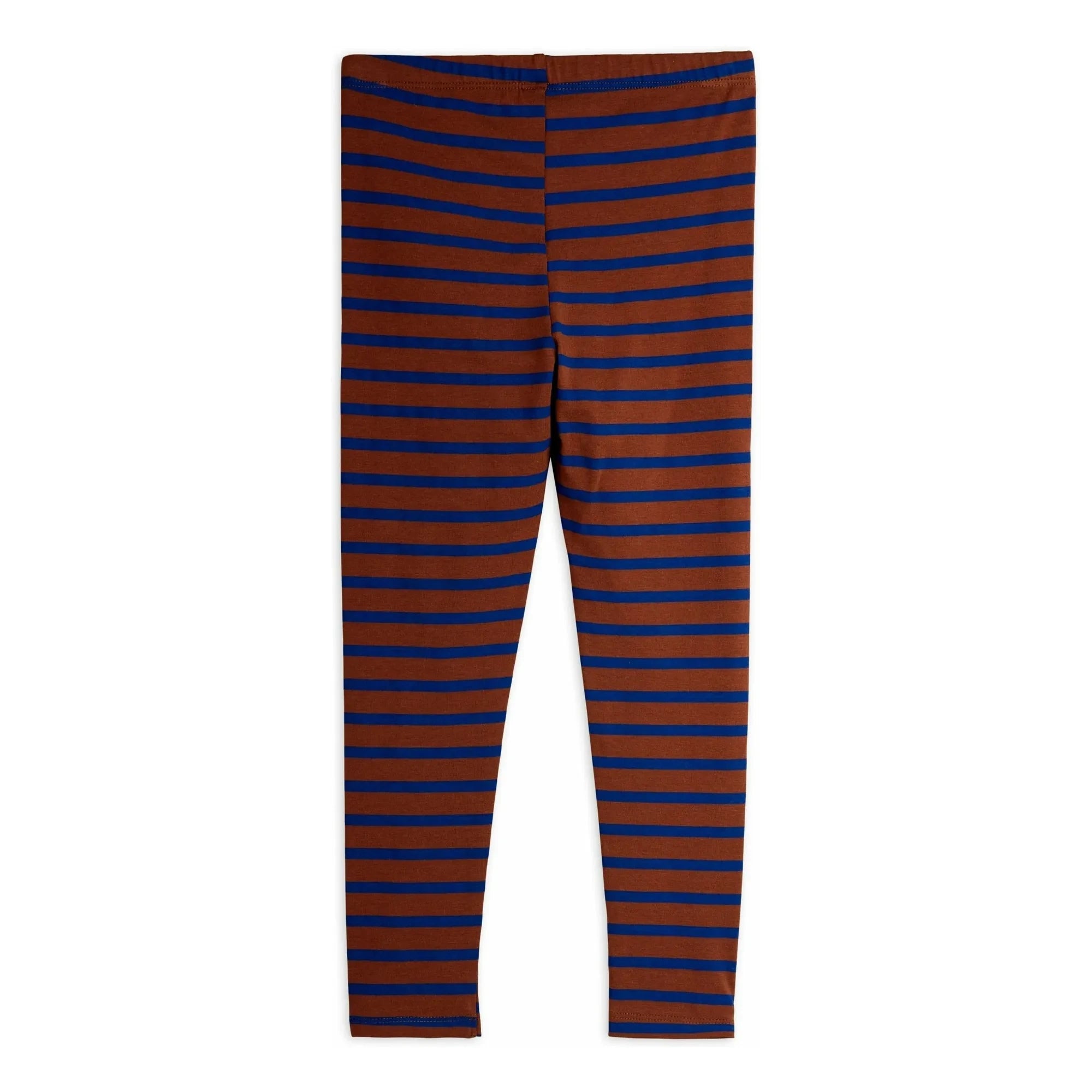 Mini Rodini - Leggings aus Bio-Baumwolle mit Vogelmuster | Braun