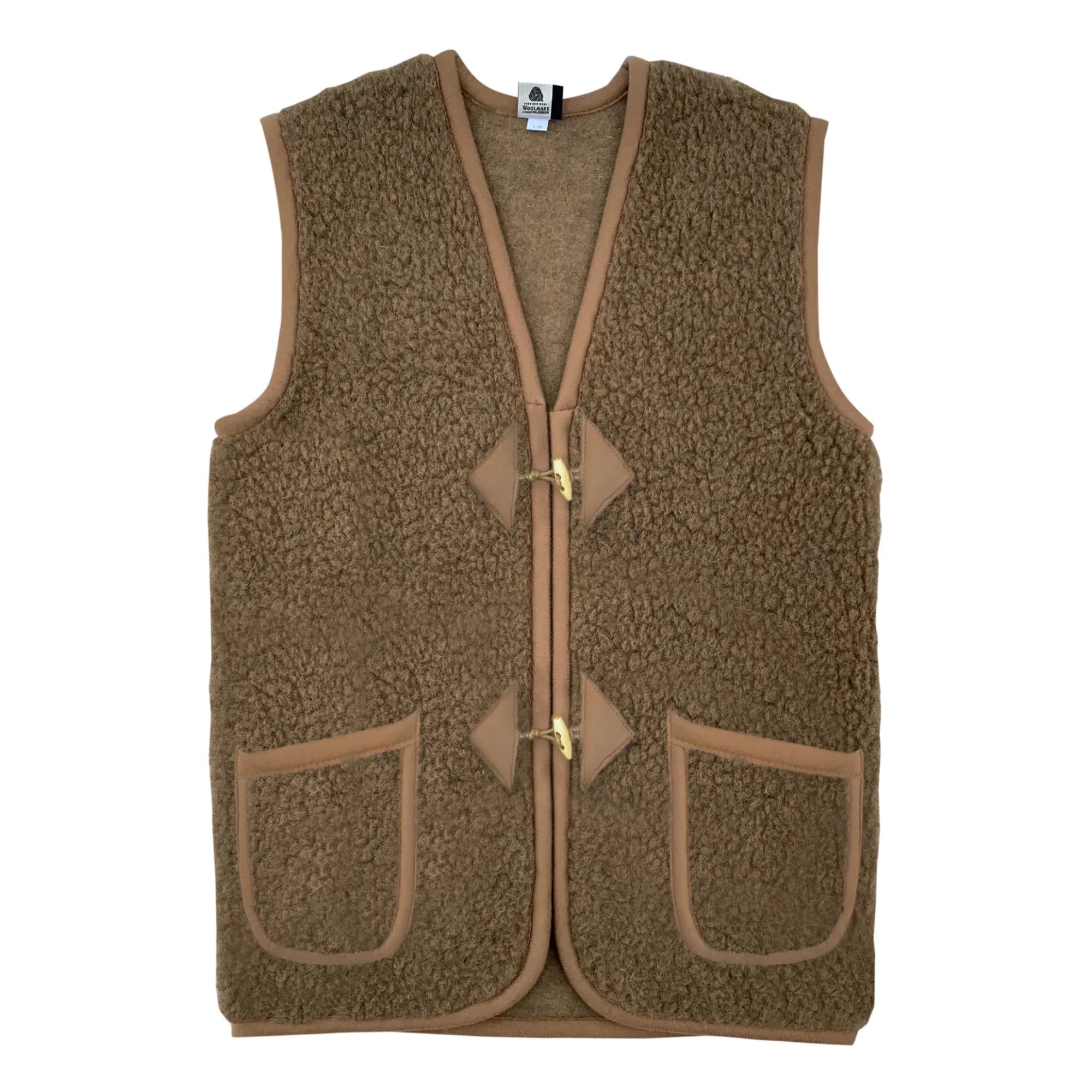 Alwero - Alpen ärmellose Jacke | Braun