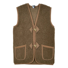 Alwero - Alpen ärmellose Jacke | Braun