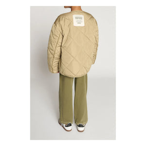 American Vintage - Vowbay Wasserabweisende Steppjacke Recycelte Faser | Khaki