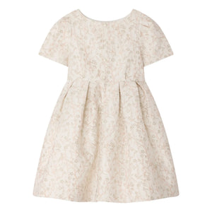 Bonpoint - Lilibet Fleurie Besticktes Kleid | Ecru