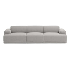 Muuto - Connect Soft 3-Sitzer Sofa | Hellgrau