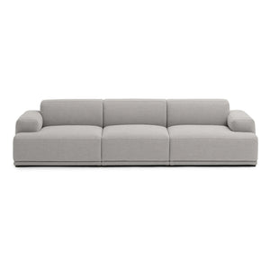 Muuto - Connect Soft 3-Sitzer Sofa | Hellgrau