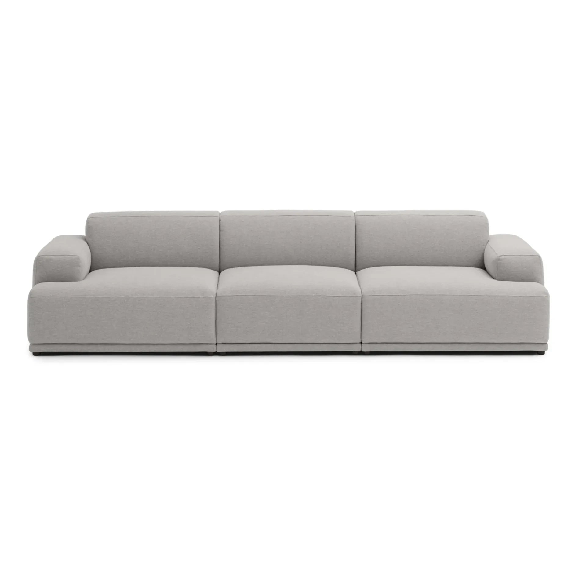 Muuto - Connect Soft 3-Sitzer Sofa | Hellgrau