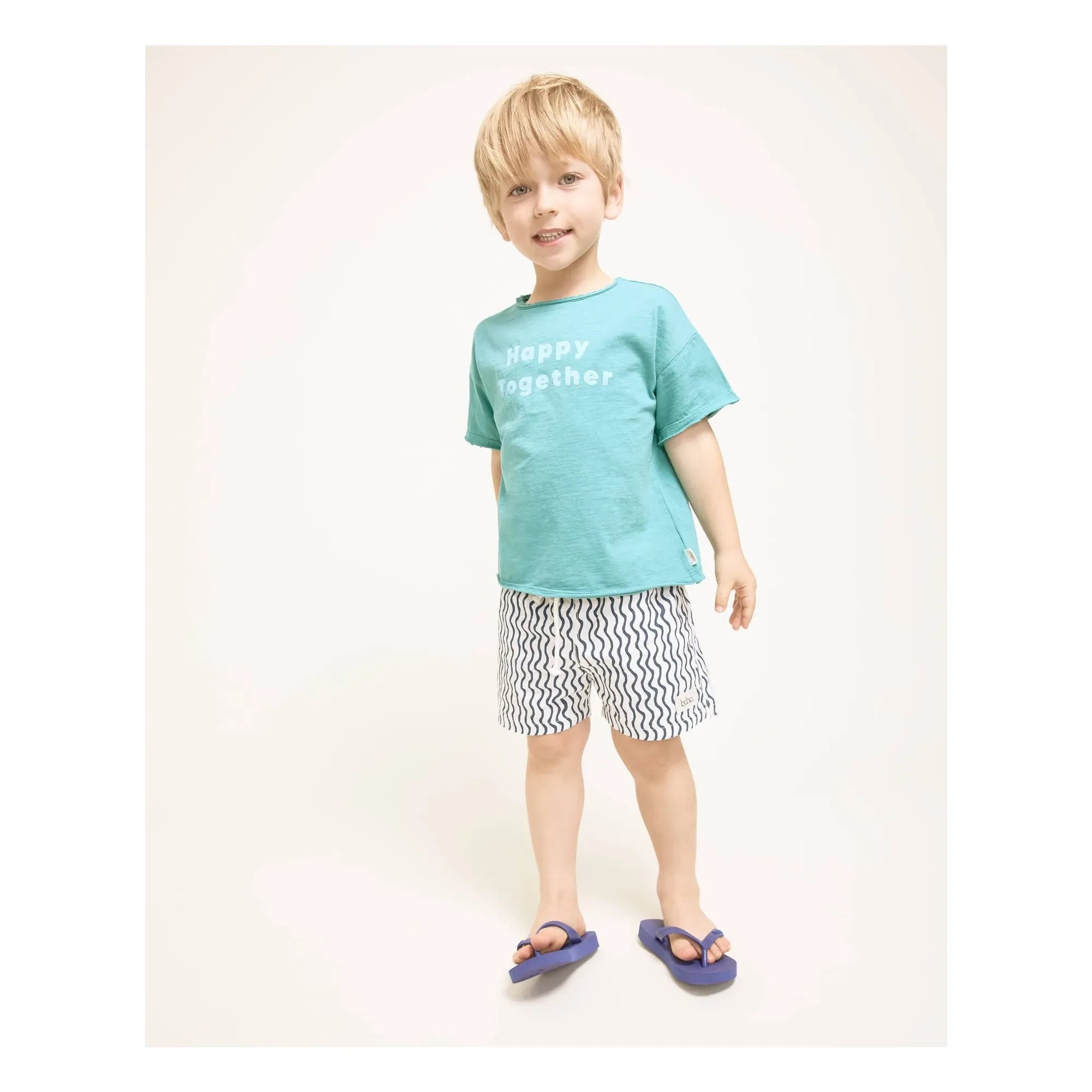 Búho - Happy Together T-Shirt Bio-Baumwolle | Türkis